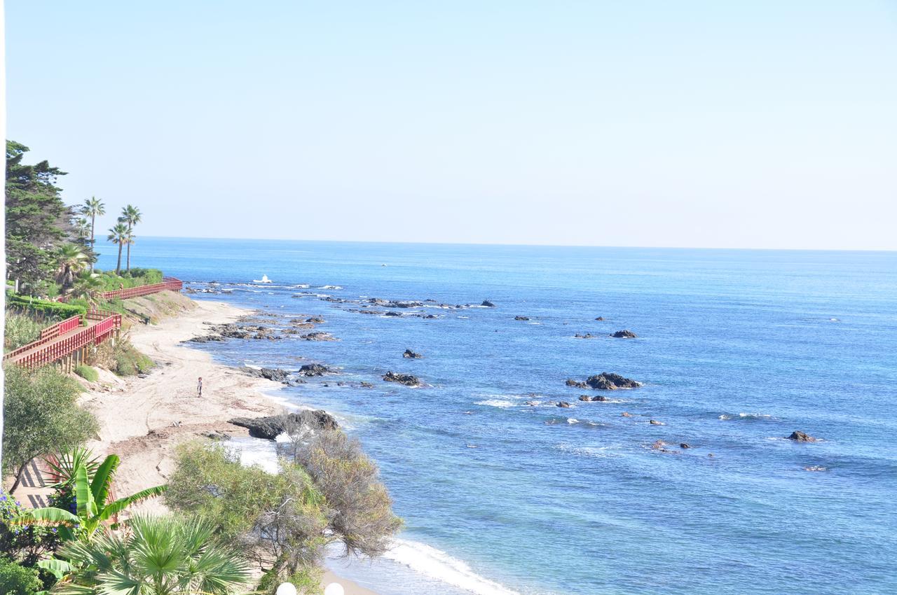 Aguamarina A3 Vistas Al Mar Primera Linea De Playa Lägenhet Mijas Costa Exteriör bild